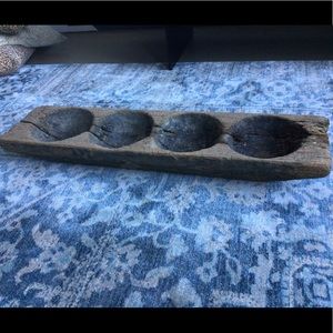 Vintage wooden cheese mold